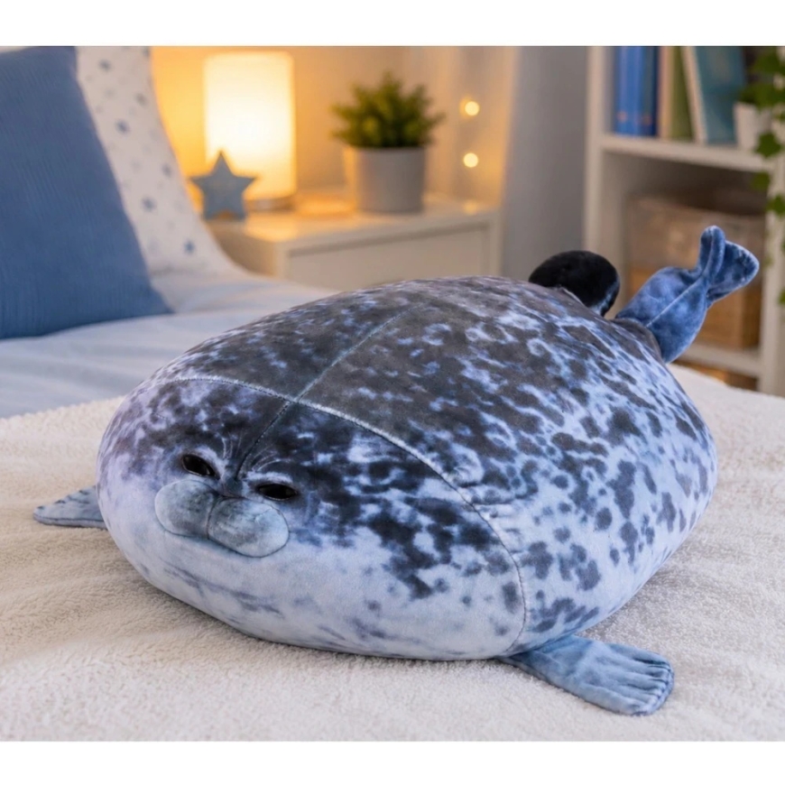 Lean Toys Plush Toy - Seal, 38 cm – 2