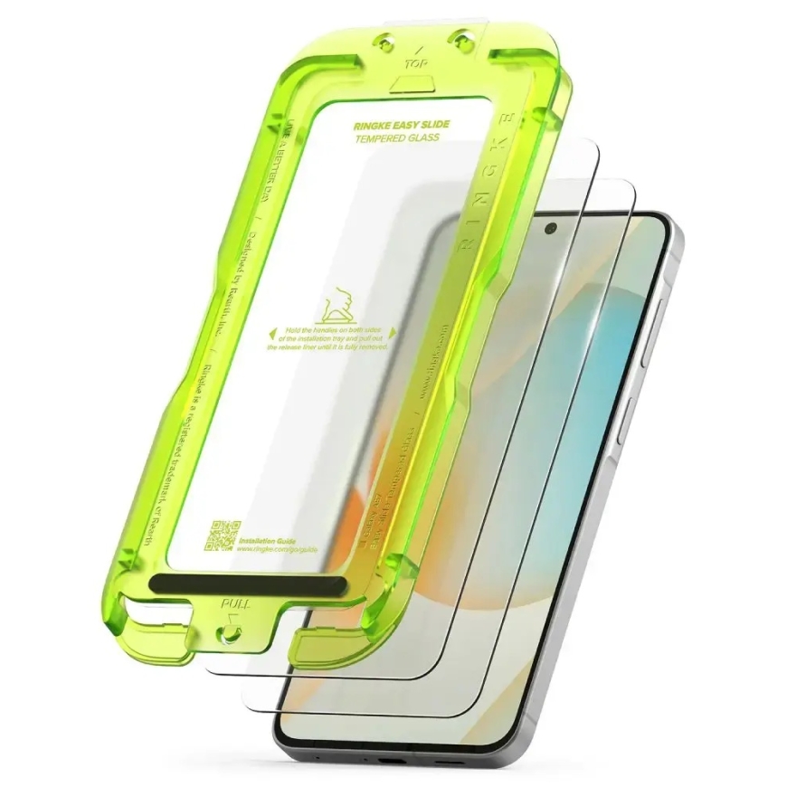 Защитное стекло Ringke Easy Slide для Galaxy A57 5G с аппликатором (2 шт.) – 2