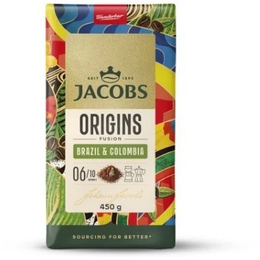 Malta kava JACOBS Origins Brazil&Colombia, 450g – 2