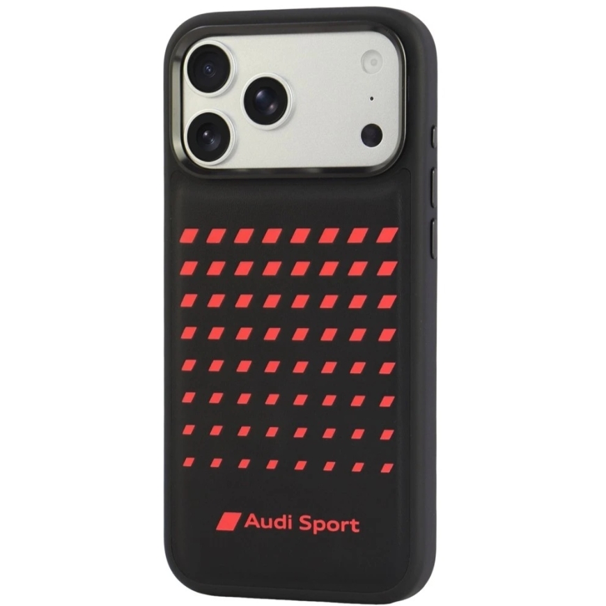 Audi Sport sünteetilisest nahast MagSafe ümbris iPhone 18 Pro Max / 17 Pro Max jaoks - Must – 4