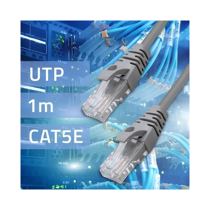 Qoltec Ethernet LAN network cable | Cat5e | UTP | 1Gbps | 1m – 2