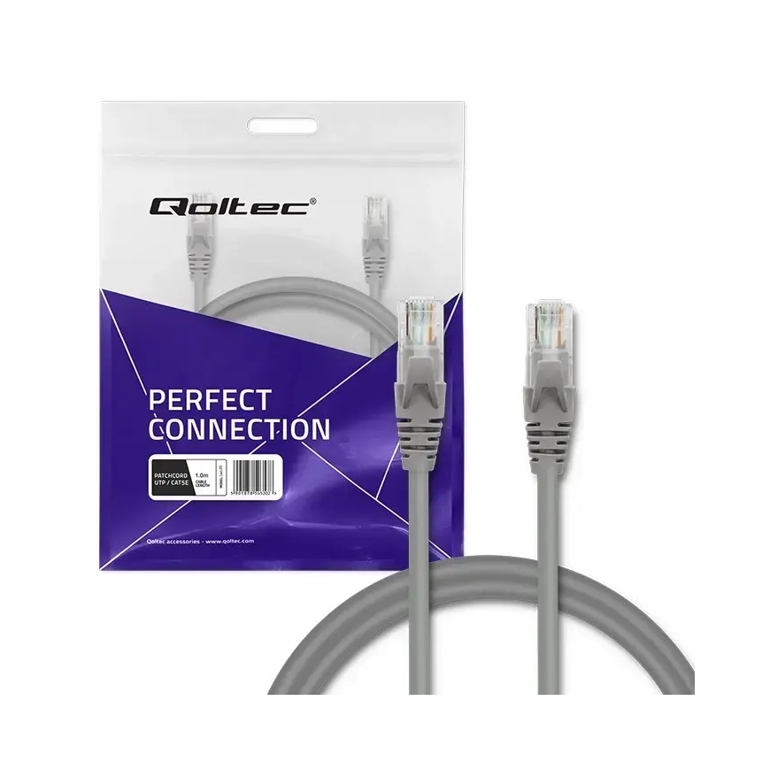 Qoltec Ethernet LAN võrgukaabel | Cat5e | UTP | 1Gbps | 1m – 5
