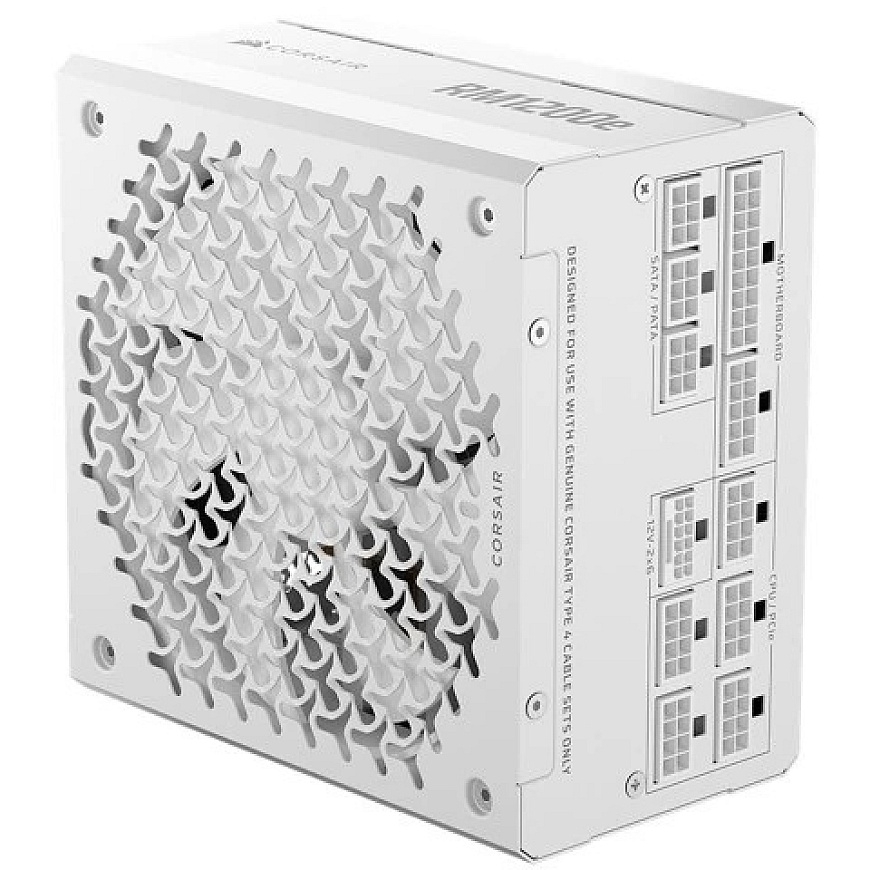 Corsair RM1200E PCIe5.1 80+ Золотой ATX3.1 Блок питания Белый – 3