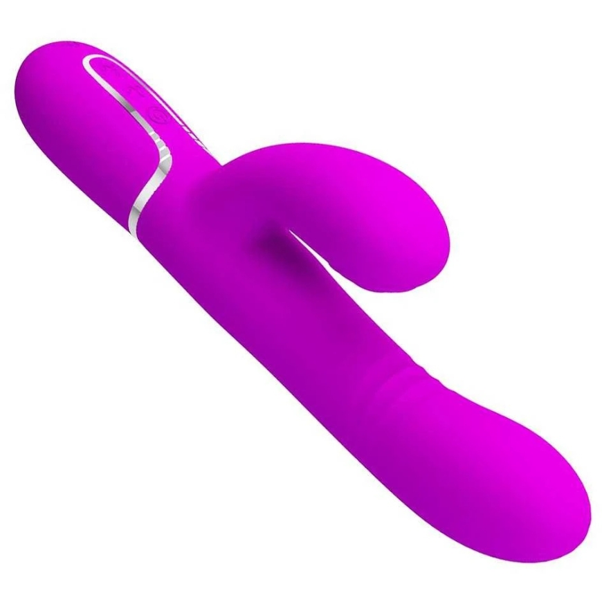 Pretty Love Flirtation PRETTY LOVE - DAUGIAFUNKCIS G-TAŠKA VIBRATORS FUKSĪJU KRĀSĀ – 3