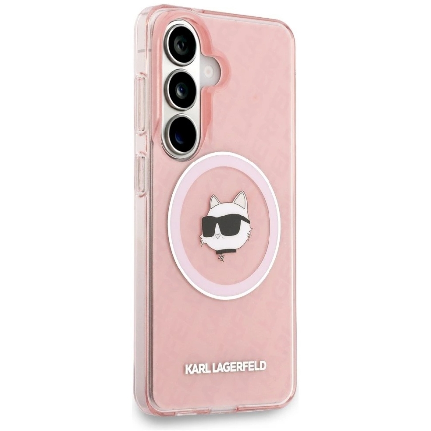 Karl Lagerfeld IML atkārtots Choupette MagSafe maciņš Samsung Galaxy S26 rozā krāsā – 5