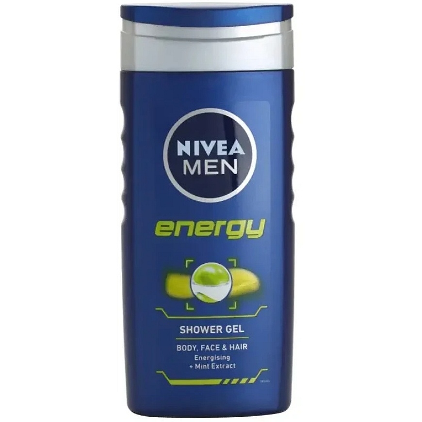 Nivea Energiseerivad dušigeelid meestele – maht: 250 ml – 2