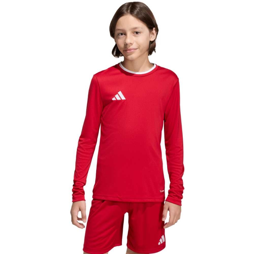 adidas Entrada 26 Long Sleeve Jersey lastele punane KF5878 (152cm)