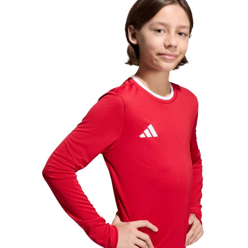 adidas Entrada 26 Long Sleeve Jersey lapsille punainen KF5878 (152 cm) – 5