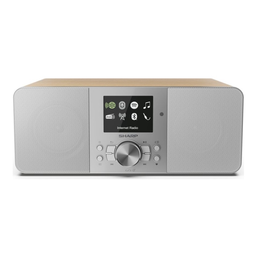 DR-I740(GY) Lisbon Stereo Smart Radio (Internet / DAB+ / FM), Grey & Oak |
