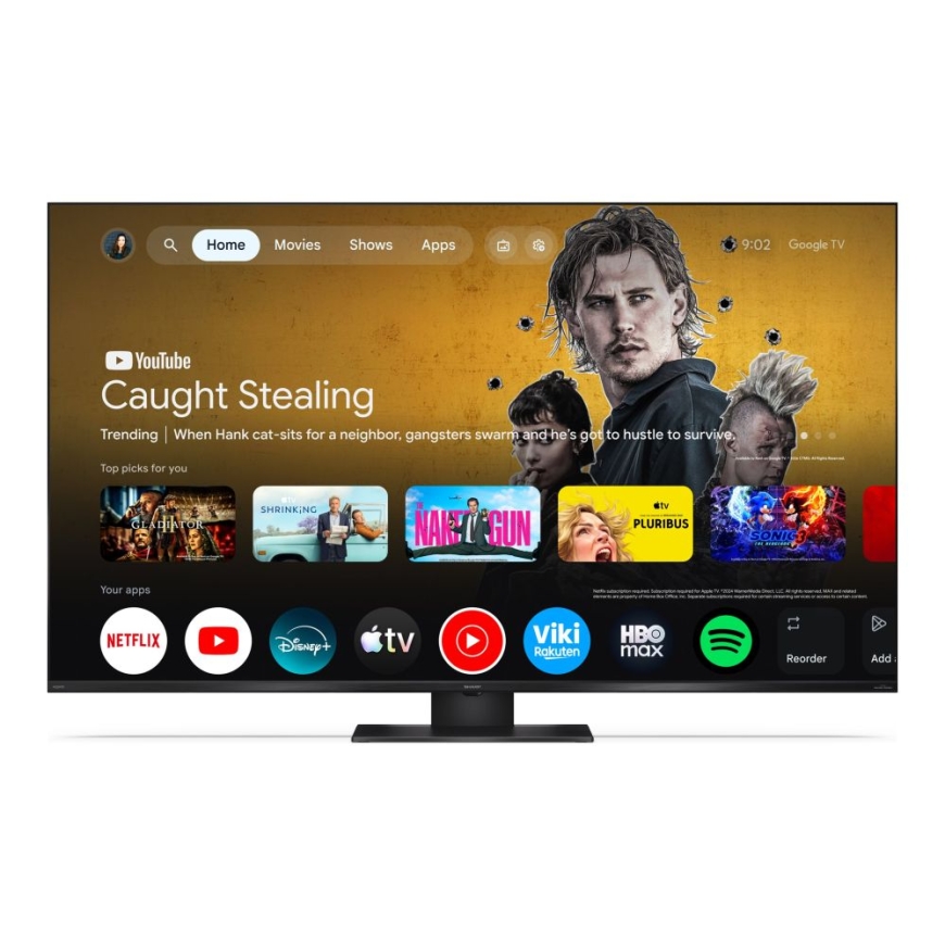 65JT8265E 65" (164см) 4K Ultra HD QLED MiniLED Google TV |