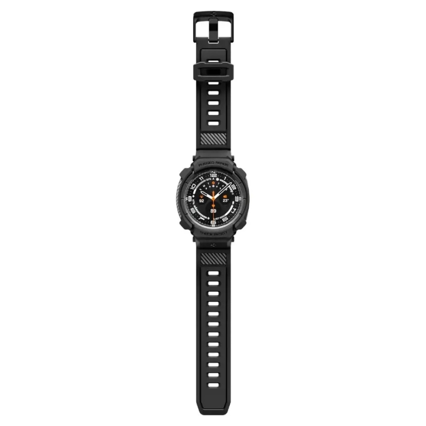 Spigen Rugged Armor Pro nutikella ümbris Samsung Galaxy Watch Ultra 2 (47 mm) jaoks | must – 5
