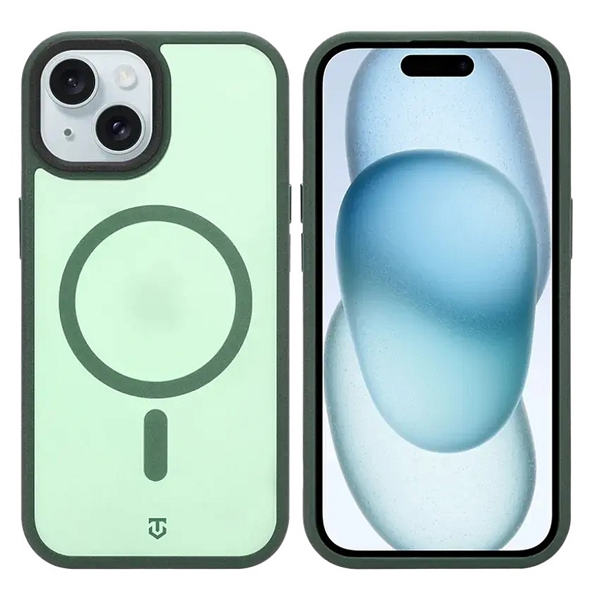 Tactical MagForce Hypersand Cover for Apple iPhone 15 Forest Green