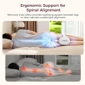 MOMCOZY ERGONOMISKĀ CEĻA SPILVENA GULŠANAI MALĀ, KRĒMA Balta MOMCOZY ERGONOMISKĀ CEĻA SPILVENA GULŠANAI MALĀ, KRĒMA Balta