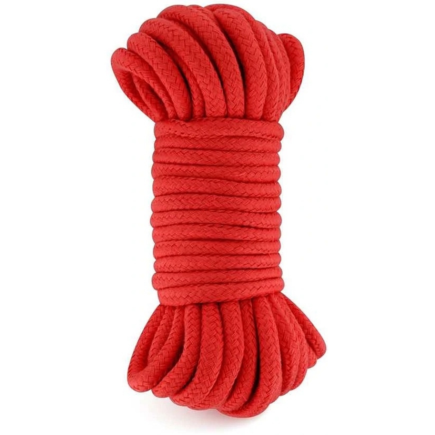 Sweet Caress SM BONDAGE ROPE Sarkans 10M (Izmērs: T2)