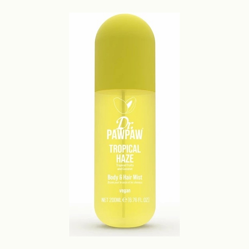 Dr. PawPaw Tropical Haze gaivinantis kūno purškiklis plaukams ir kūnui, 200 ml