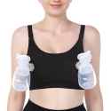 MOMCOZY ELECTRIC BREAST PUMP HANDS-FREE BRA, SIZE S, BLACK YN08 MOMCOZY ELECTRIC BREAST PUMP HANDS-FREE BRA, SIZE S, BLACK YN08
