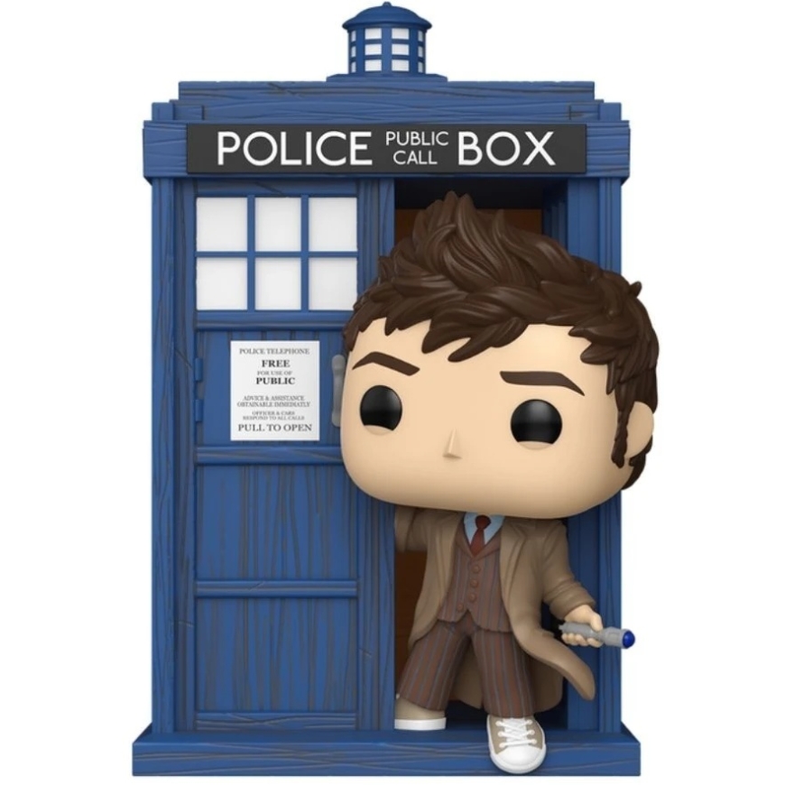 Funko POP figure Rides Deluxe Doctor Who Tardis with Tenth Doctor – 2