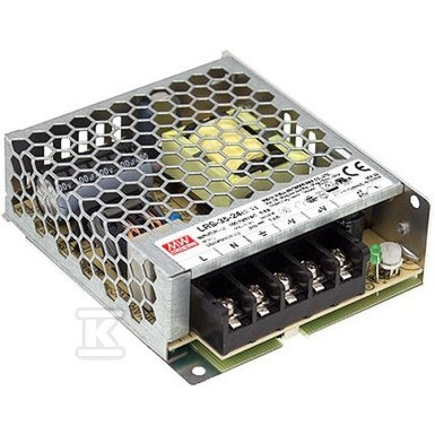 Mean Well LRS-35-24 монтажный блок питания - 24В / 1.5A / 36W