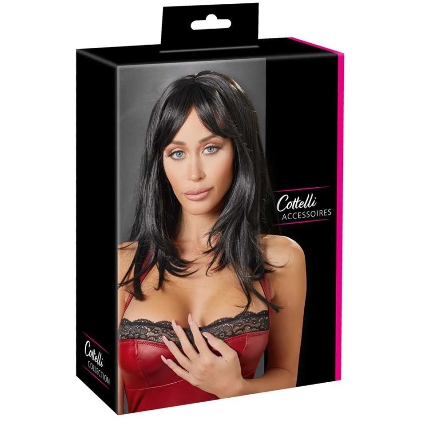 Cottelli Accessoires Длинный черный парик