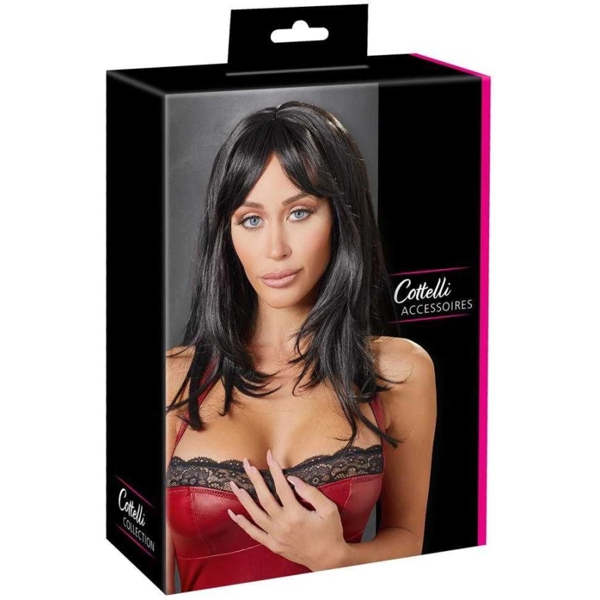 Cottelli Accessoires Long Black Wig – 3