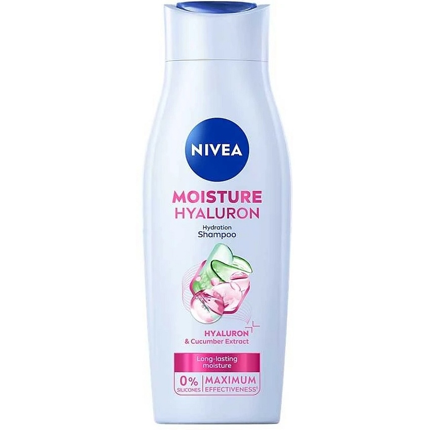 Увлажняющий шампунь Nivea «Moisture Hyaluron» с гиалуроновой кислотой, 400 мл