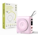 Power Bank и зарядное устройство для путешествий Mobile Origin, кабель Lightning/USB-C, совместим с MagSafe/AW/iPhone, розовый Power Bank и зарядное устройство для путешествий Mobile Origin, кабель Lightning/USB-C, совместим с MagSafe/AW/iPhone, розовый