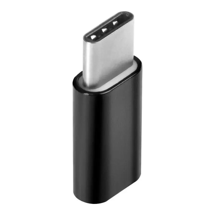 Adapter Micro USB (female) to Type C (male) black