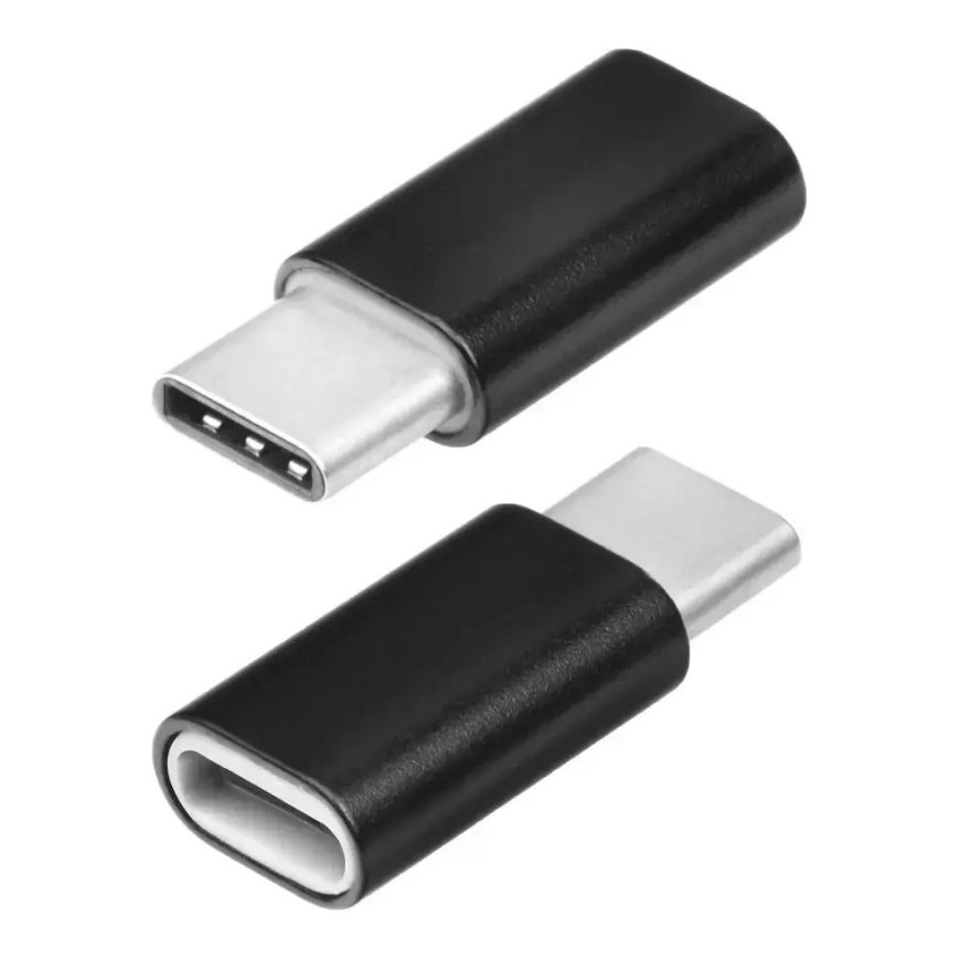 Adapter Micro USB (female) to Type C (male) black – 2