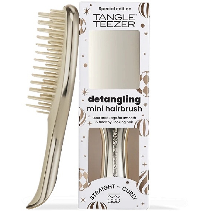 Tangle Teezer The Ultimate Detangler Mini Chrome Champagne Gold – matu suka