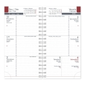 Timer Calendar MIDI Spirex 2027, 100 x 170 mm, PU, cherry