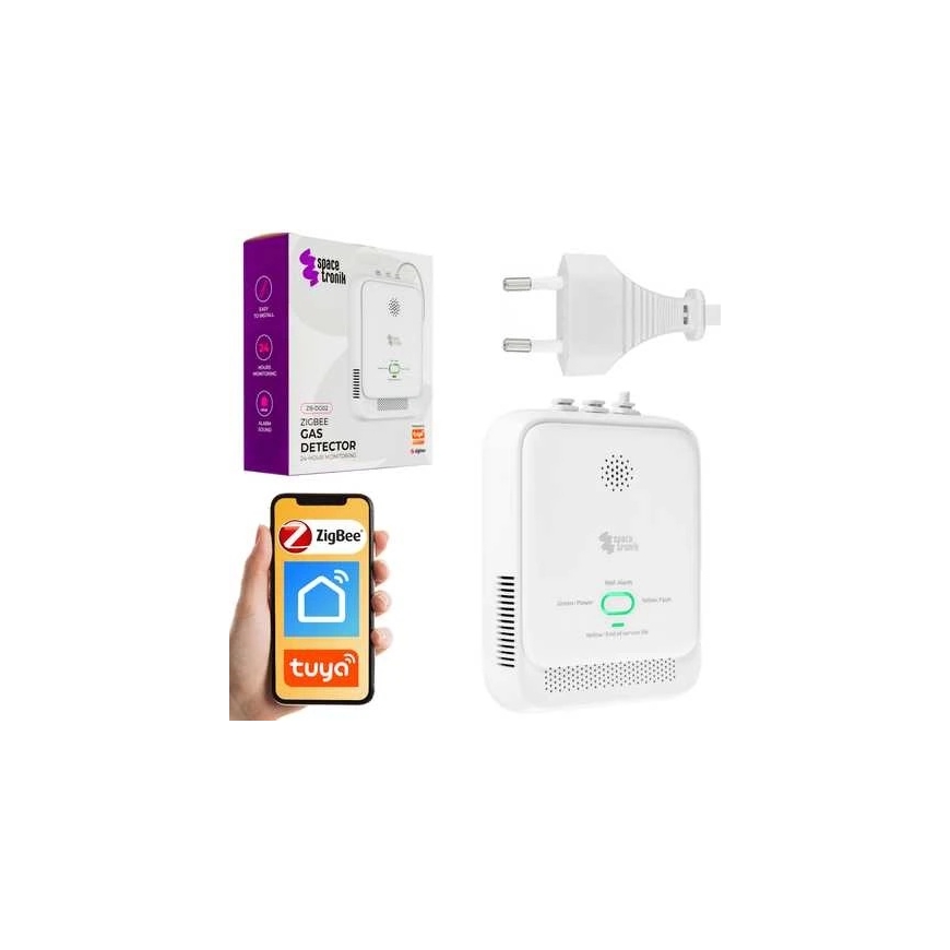 Gāzes sensors (CH4) Tuya ZigBee Spacetronik ZB-DG02