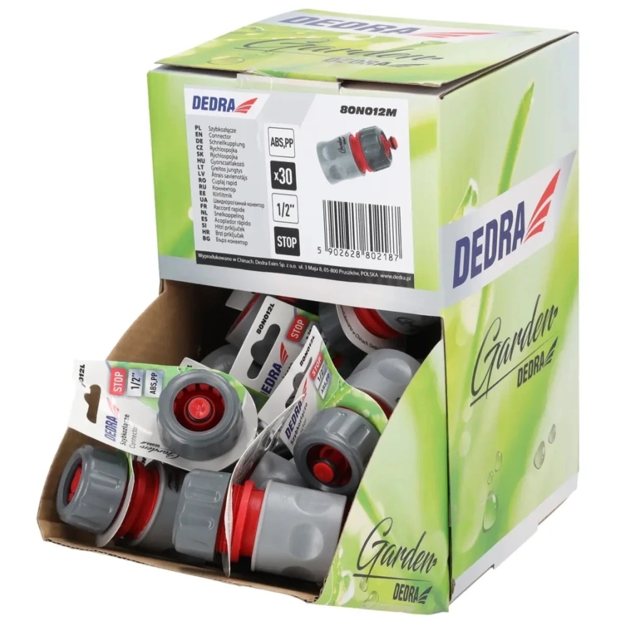 Dedra Kiireühendus Piirang Stopper 1/2", 30 tk kastis – 2