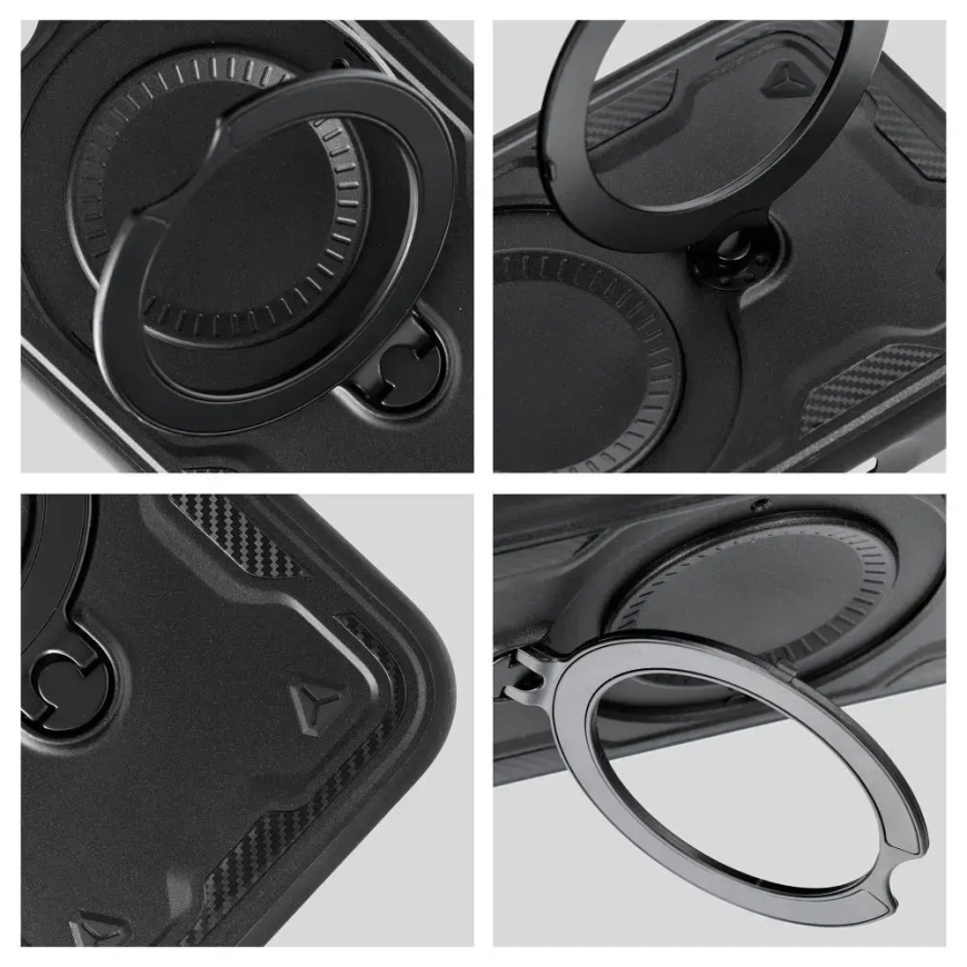 FROST ARMOR telefono dėklas iPhone 11 | iPhone XR juodas – 4