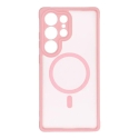 Full Matte Mag Cover telefono dėklas su MagSafe palaikymu Samsung Galaxy S24 FE (S721) rožinis Full Matte Mag Cover telefono dėklas su MagSafe palaikymu Samsung Galaxy S24 FE (S721) rožinis
