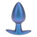 Ouch By Shots Smooth Silicone Anal Plug - Medium - 3.1 / 7,9 cm - Metallinsininen