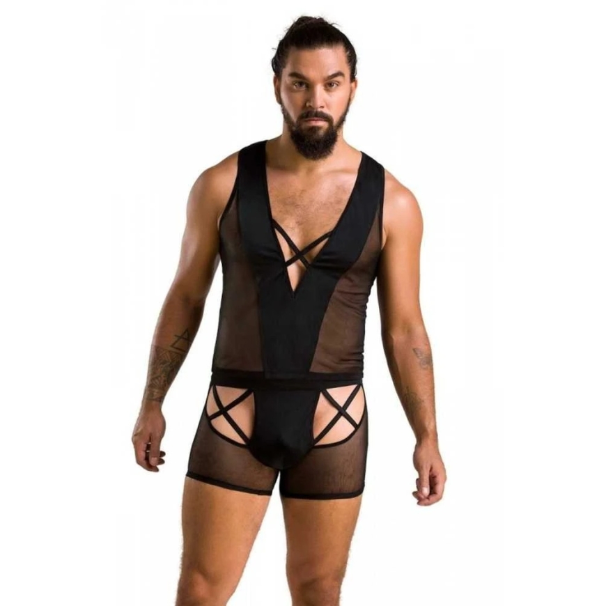 Passion Men Casmir 054 SET OSCAR melns S/M - Passion
