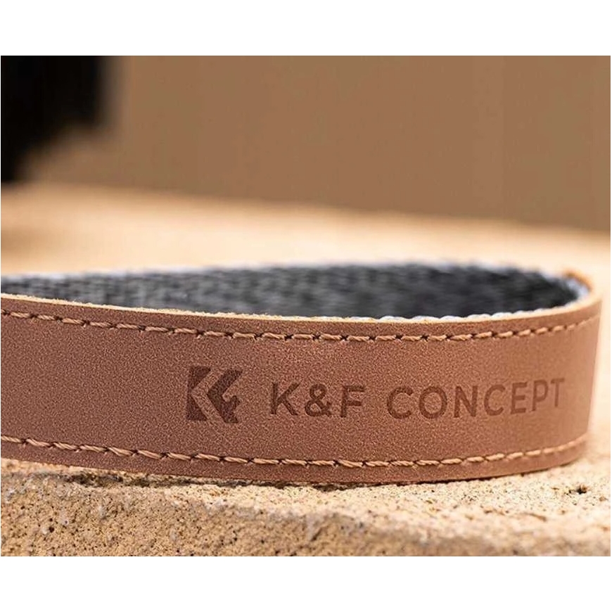 Kameran Rannekettu - K&F Concept KF13.116 Alpha Strap Harmaa Ruskea – 2