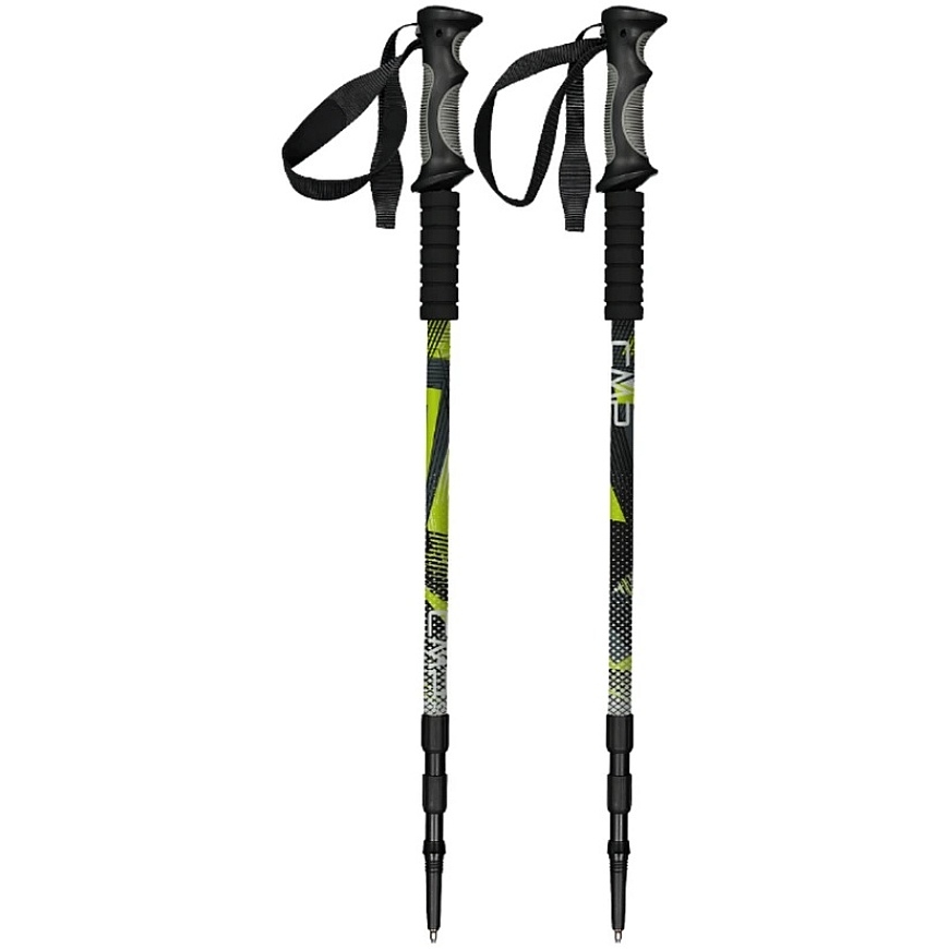 Ш trekking poles CMP Bern, зеленый и черный, 3B36297 U911 – 2