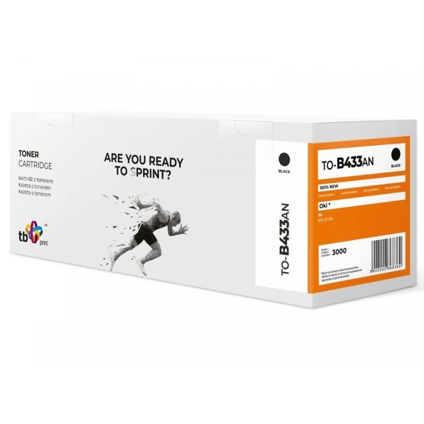 Tb Print Тонер-картридж OKI B433/513 to-B433AN bk, 100% новый – 2