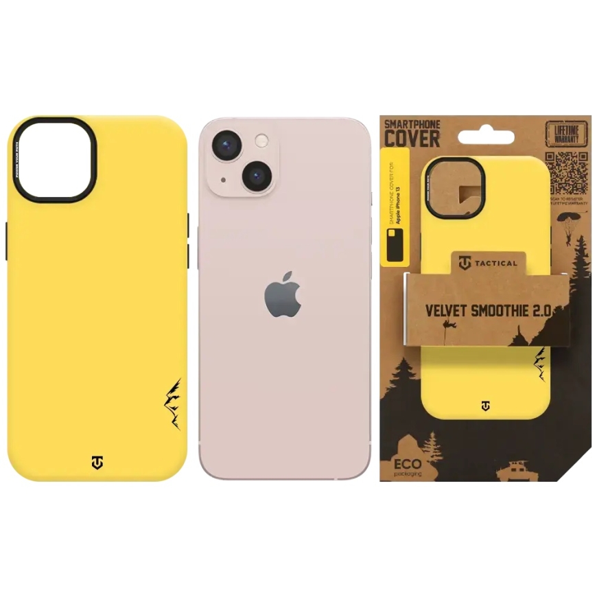 Taktiskā MagForce Velvet Smoothie 2.0 vāks Apple iPhone 13 Banana – 5