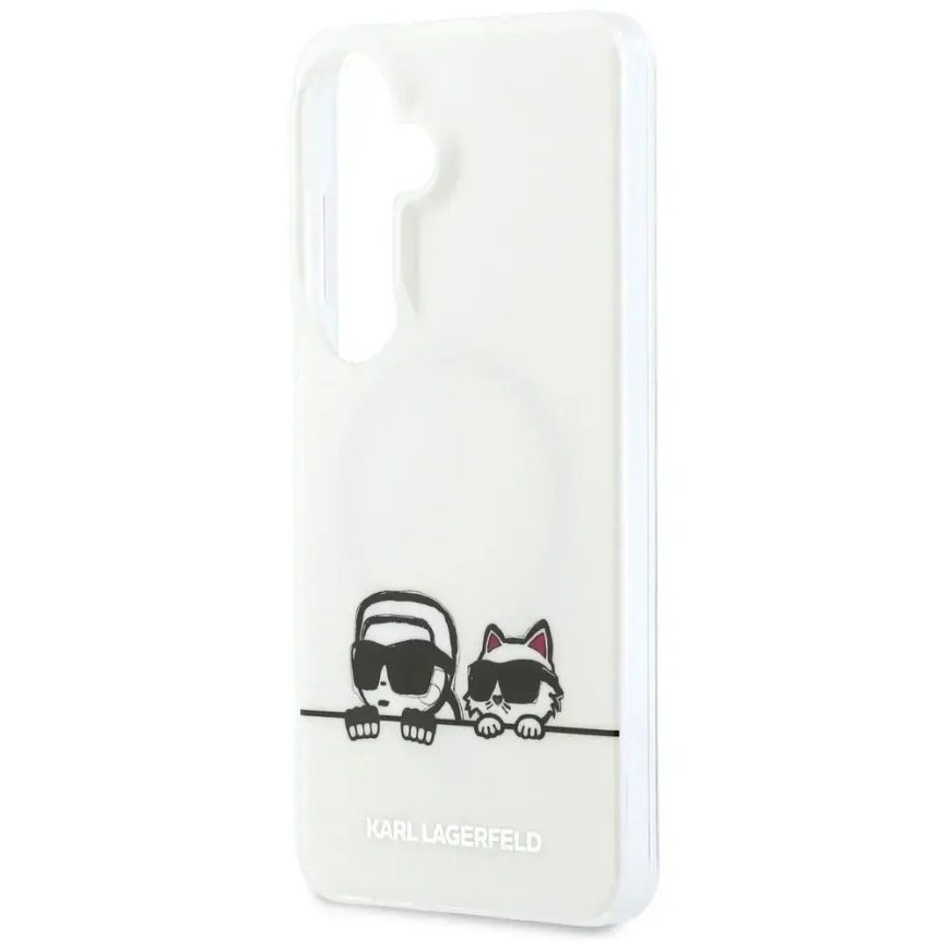 Karl Lagerfeld IML Peekaboo Karl&Choupette -puhelinpidike MagSafe-tuella Samsung Galaxy S26 (S942) läpinäkyvä – 5