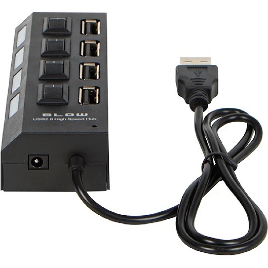 Blow USB разветвитель WT.A-4xGN.A HUB-07 черный – 4