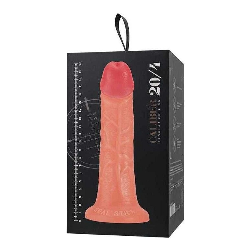Toyfa Realistlik dildo kaliber 20/4, PVC, pehmus, pikkus 20 cm, diameeter 4 cm