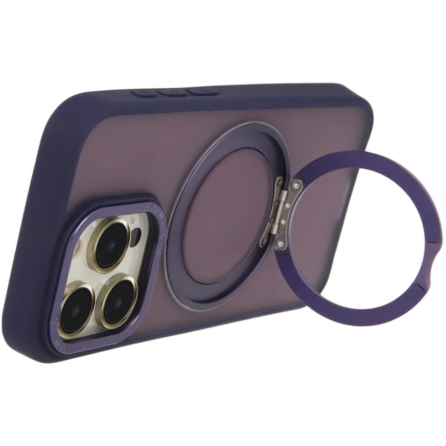 Telforceone Tecto Shield Saugus kääntyvä Mag-kuori iPhone 13 6,1" purppura – 4