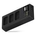 Battery Charger - Newell CD-USB-C Triple Battery Charger for Sony NP-FW50 Batteries, USB-C, Micro USB, Black