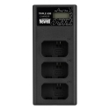 Akumulatora lādētājs - Newell CD-USB-C Trīs akumulatoru lādētājs Sony NP-FW50 akumulatoriem, USB-C, Micro USB, Melns Akumulatora lādētājs - Newell CD-USB-C Trīs akumulatoru lādētājs Sony NP-FW50 akumulatoriem, USB-C, Micro USB, Melns