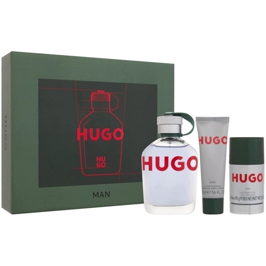Hugo Boss Set Hugo Man EDT, 125 ml Gel, 50 ml Desodorante, 75 ml – 2
