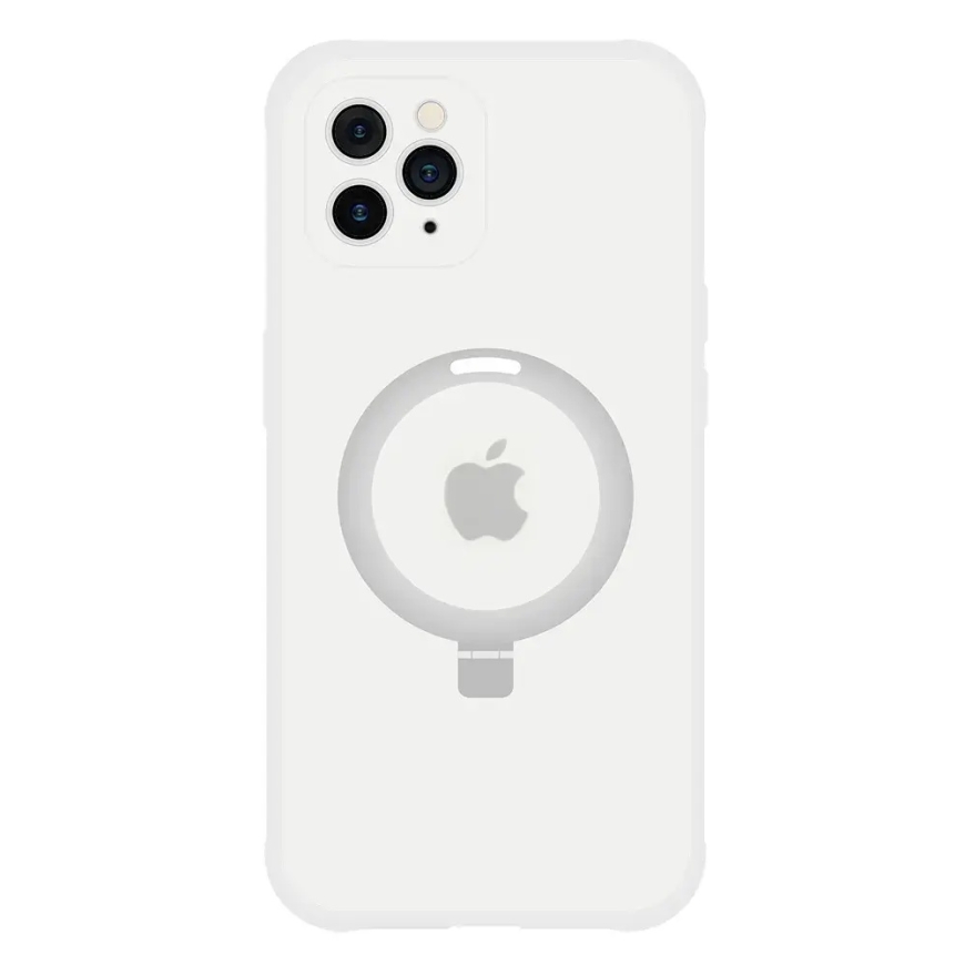 Tel Protect Magical maciņš ar statīvu un MagSafe atbalstu telefonam iPhone 11 Pro sudraba krāsā – 2
