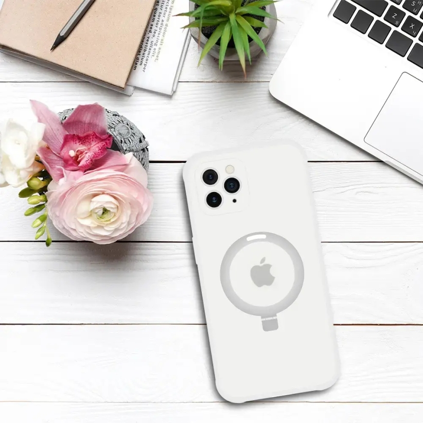 Tel Protect Magical phone case with stand and MagSafe support for iPhone 11 Pro silver – 5