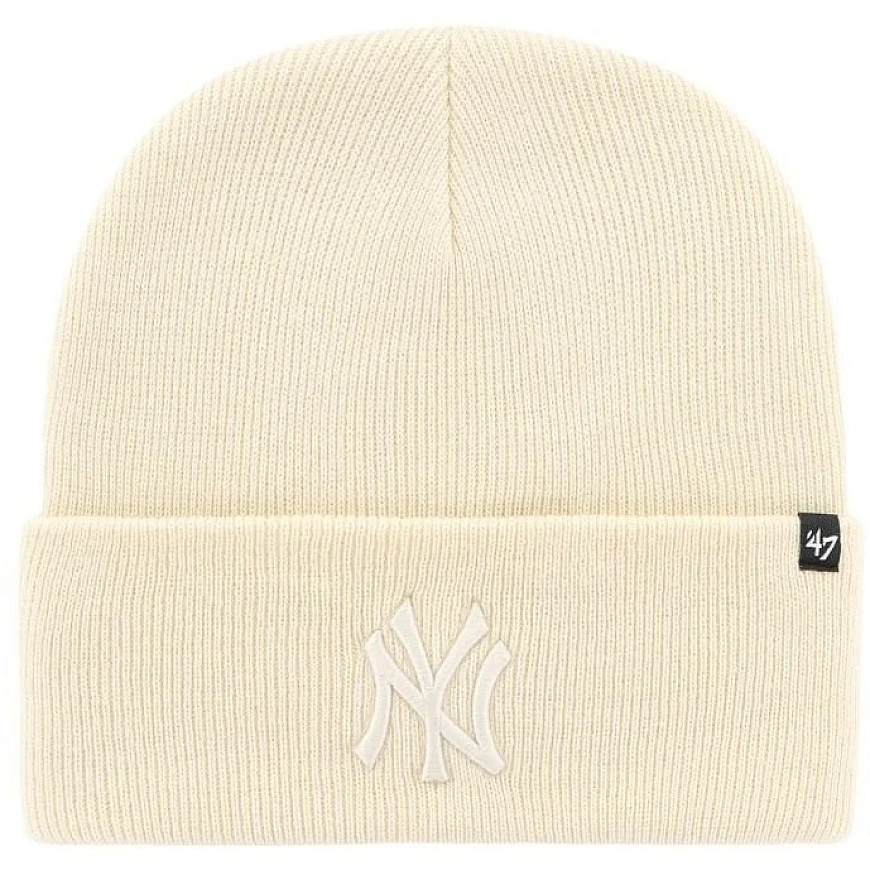 Unisex cepure ar New York Yankees logotipu 47 Brand, krēmkrāsas – 3
